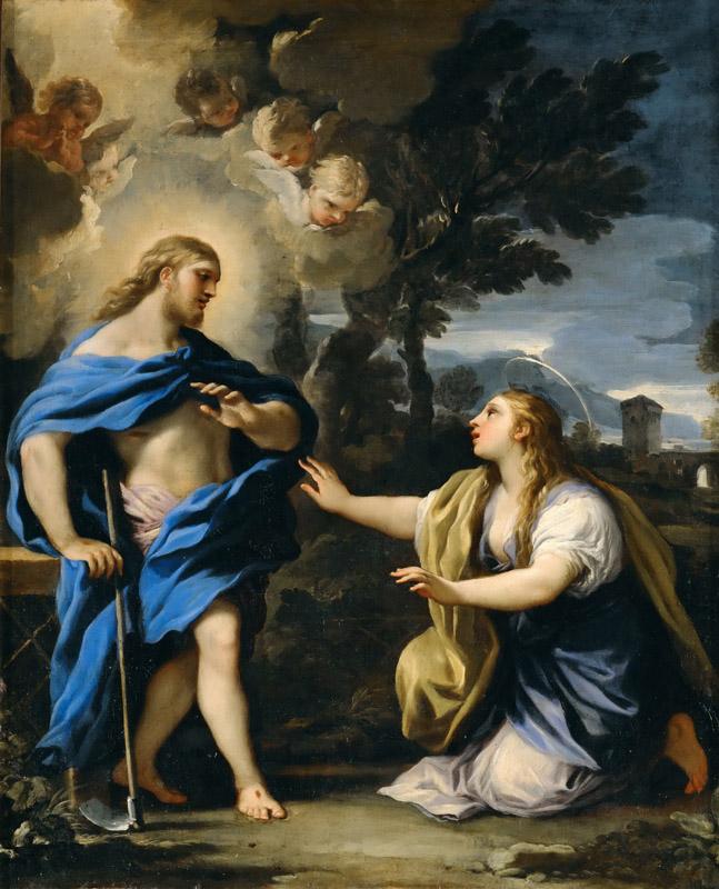 Luca Giordano -- Christ Appears to the Magdalene