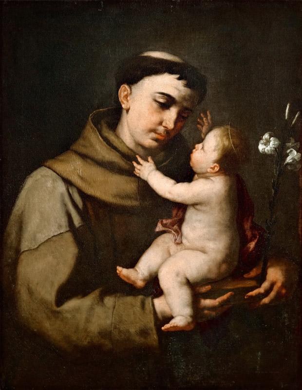 Luca Giordano -- Saint Anthony of Padua and the Infant Jesus