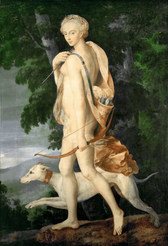 Luca Penni (1500-1557) -- Diana the Huntress
