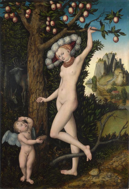 Lucas Cranach the Elder - Cupid complaining to Venus