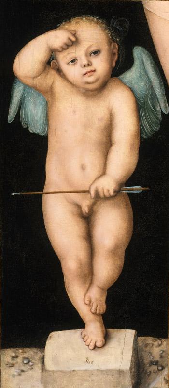 Lucas Cranach the Elder, German (active Wittenburg, Vienna, and Weimar), 1472-1553 -- Cupid