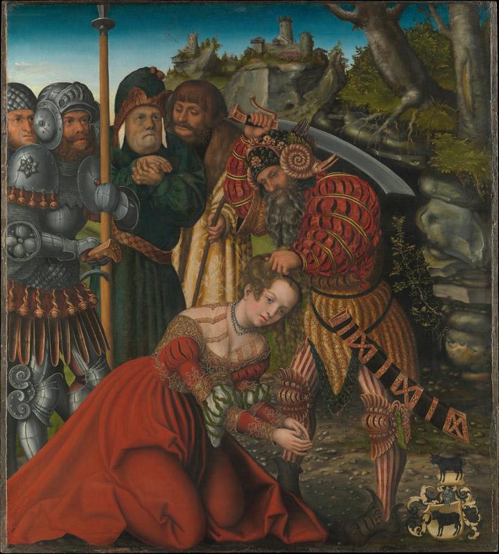 Lucas Cranach the Elder--The Martyrdom of Saint Barbara