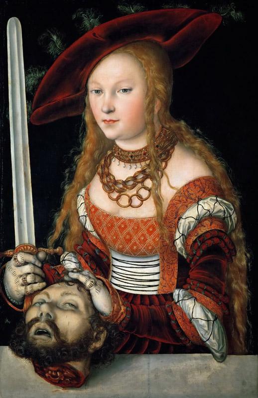 Lucas Cranach the elder -- Judith with the Head of Holofernes
