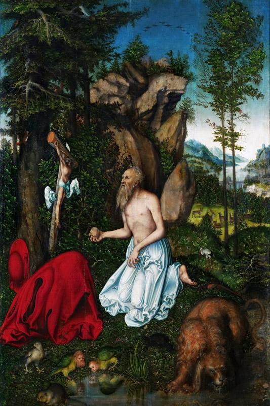 Lucas Cranach the elder -- Saint Jerome
