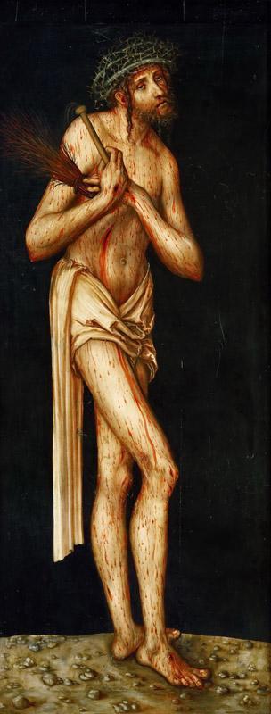 Lucas Cranach the elder -- Suffering Christ