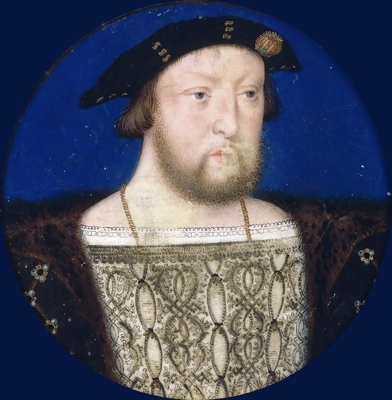 Lucas Horenbout -- Portrait of King Henry VIII