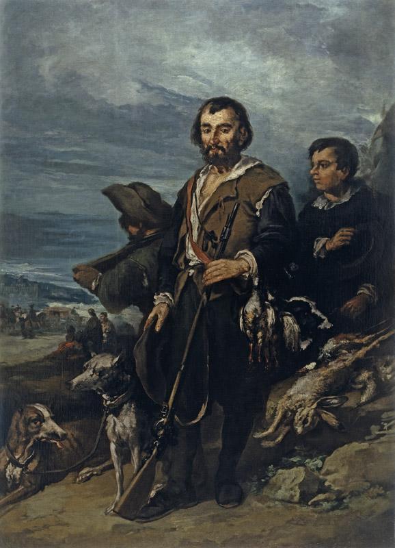 Lucas Velazquez, Eugenio-El cazador-216 cm x 153 cm