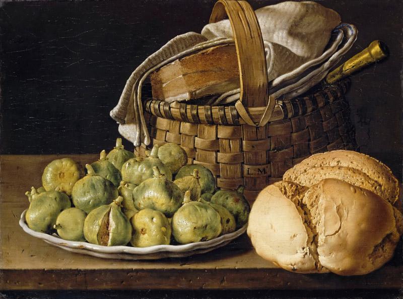 Luis Melendez -- Still life with figs