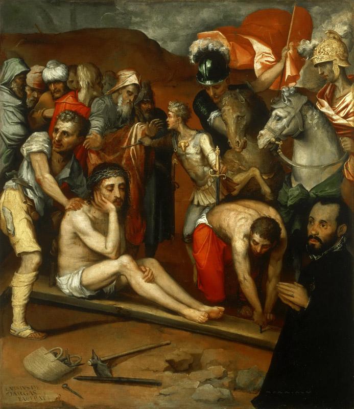 Luis de Vargas, Spanish (active Seville and Rome), 1502-1568 -- Preparations for the Crucifixion