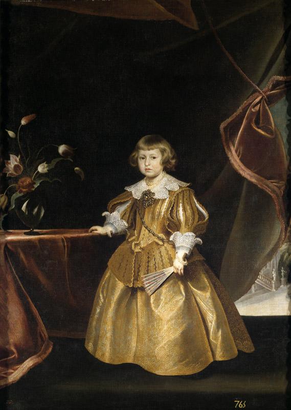 Luycks, Frans-Retrato de una infanta-164 cm x 118 cm x 3 cm