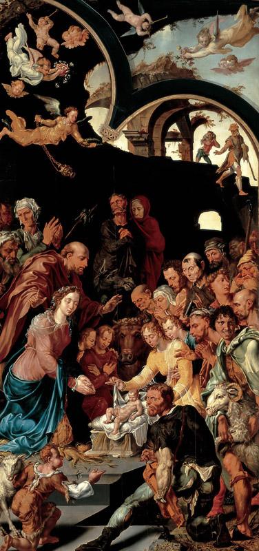 Maerten van Heemskerck - The Adoration of the Shepherds