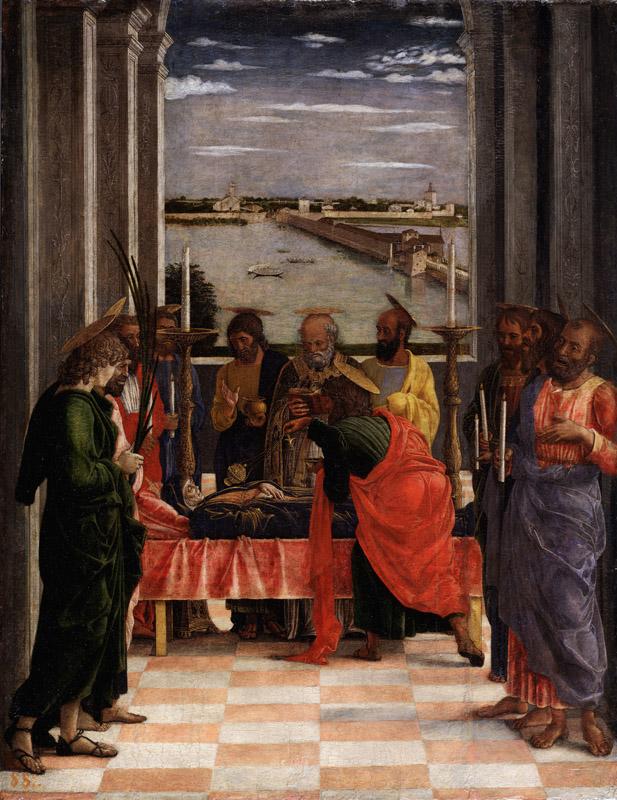 Mantegna, Andrea-El Transito de la Virgen-54,5 cm x 42 cm