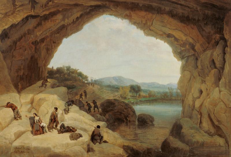 Manuel Barron y Carrillo Outlaws Ambushed in the Cueva del Gato 1869