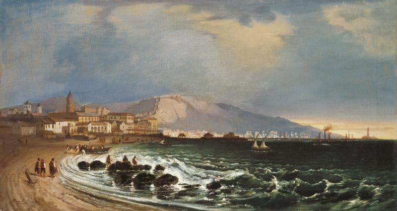 Manuel Barron y Carrillo Port of Malaga 1847
