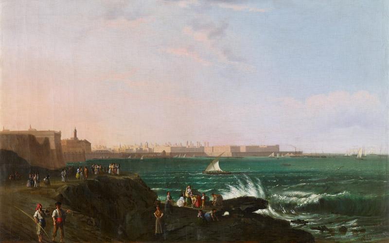 Manuel Barron y Carrillo View of Cadiz 1854