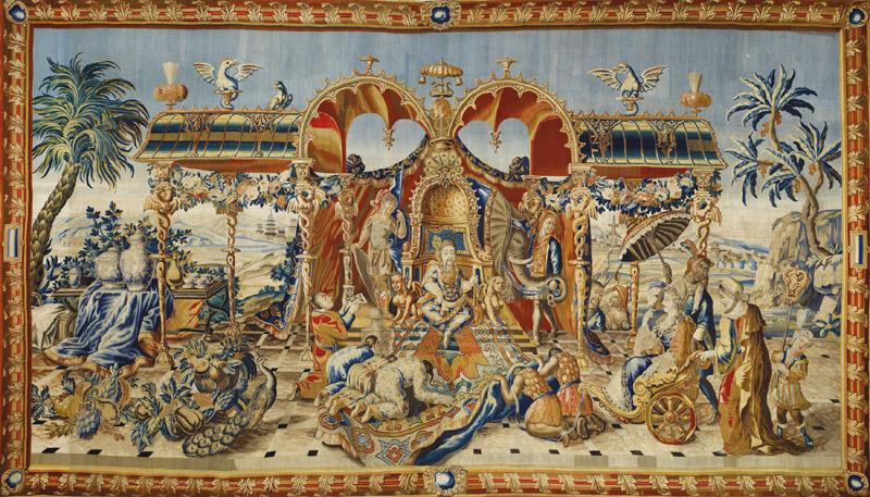 Manufactory of Jean II Barraband - The Audience with the Emperor of China, c. 1715