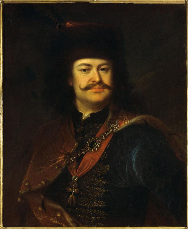 Manyoki, Adam (1673 - 1757) (Hungarian)-Portrait of Prince Ferenc Rakoczi II