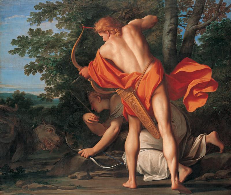 Marcantonio Franceschini - Apollo and Diana kill the Python, 1692-1698