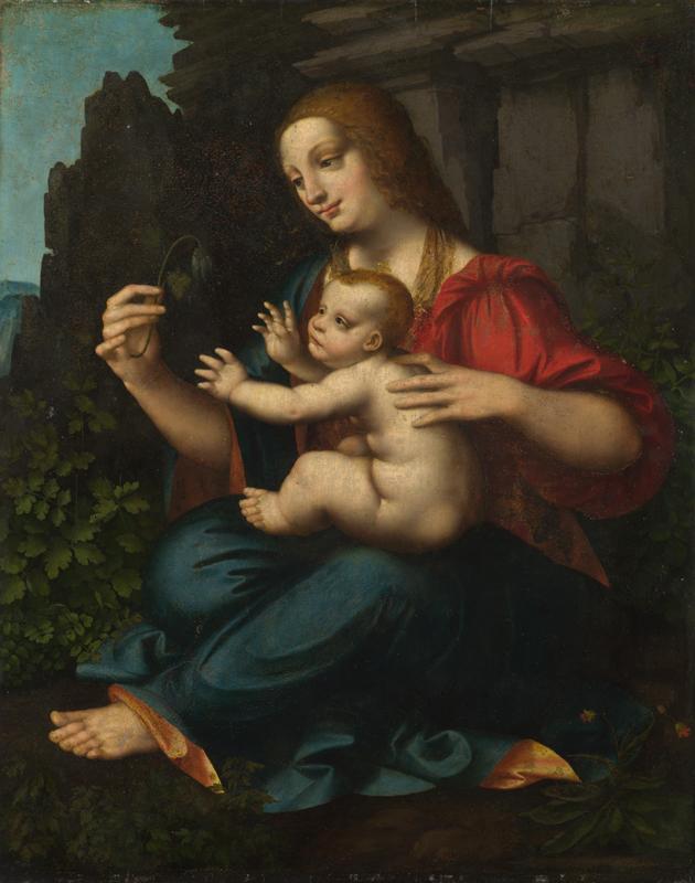 Marco d Oggiono - The Virgin and Child