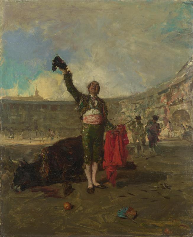 Mariano Fortuny - The Bull-Fighter Salute