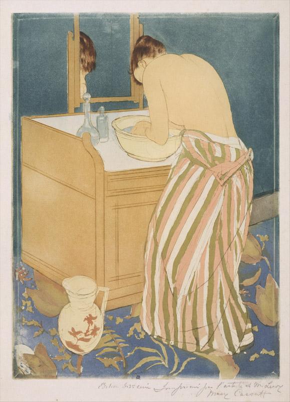 Mary Cassatt - Woman Bathing