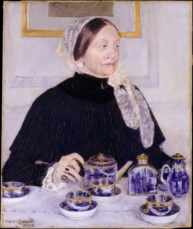 Mary Cassatt--Lady at the Tea Table