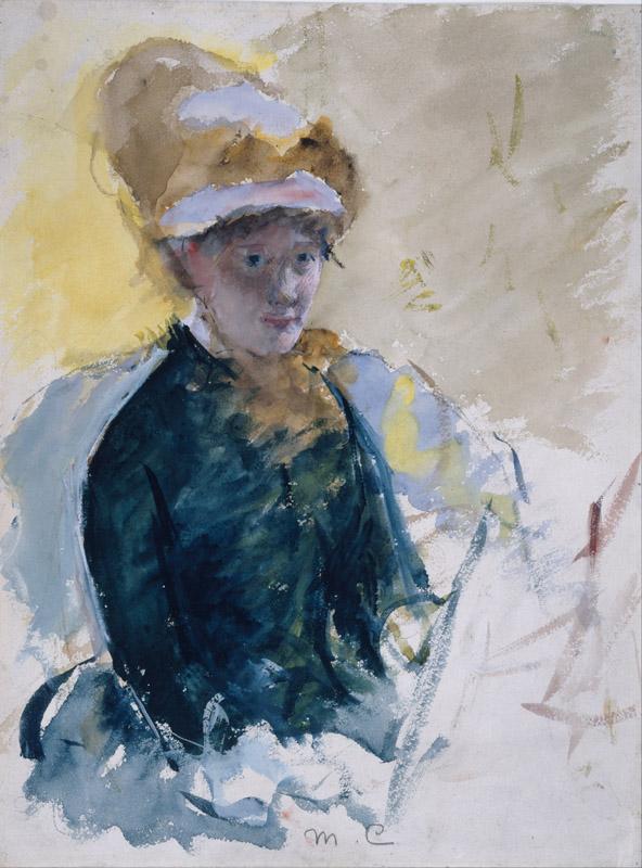 Mary Stevenson Cassatt - Mary Cassatt Self-Portrait