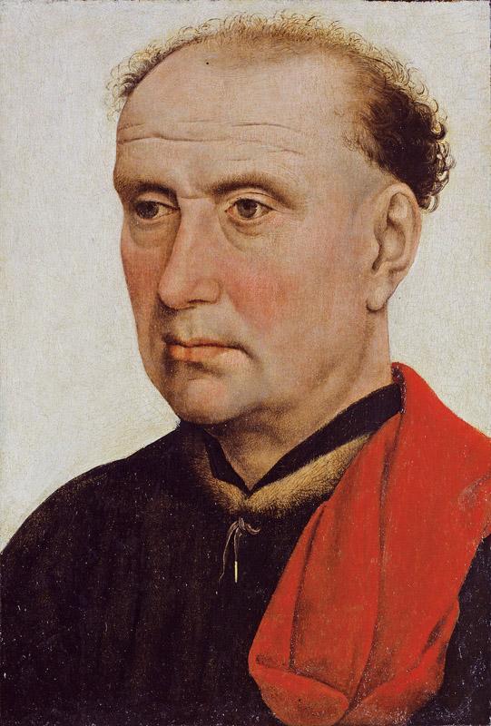 Master from the studio of Rogier van der Weyden - Portrait of a Man, c. 1440-1450
