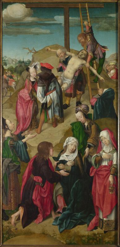 Master of Delft - The Deposition - Right Hand Panel