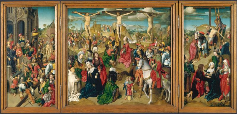 Master of Delft - Triptych - Scenes from the Passion of Christ