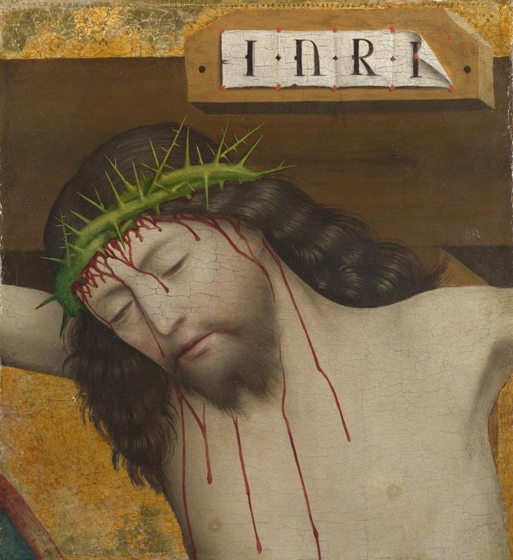 Master of Liesborn - Head of Christ Crucified