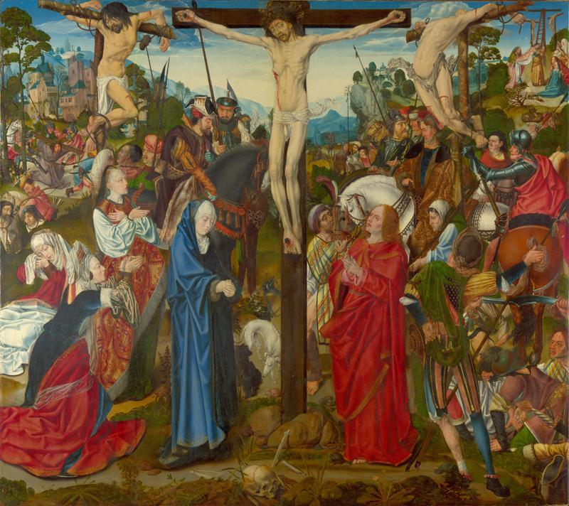 Master of the Aachen Altarpiece - The Crucifixion