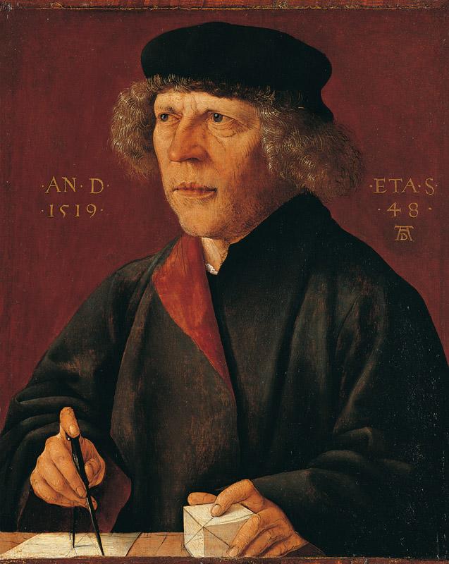 Master of the Angrer Portrait (Marx Reichlich) - Portrait of a Man (Sebastian Sperantius), 1519