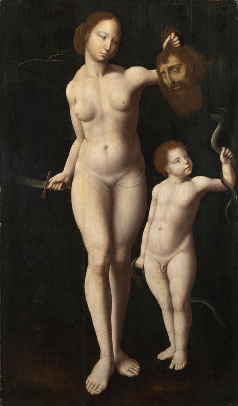 Master of the Mansi Magdalen - Judith and the Infant Hercules