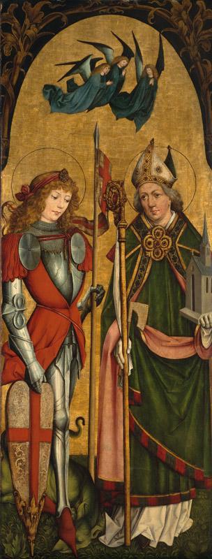 Master of the Monis Altar - Saints George and Wolfgang, ca. 1491