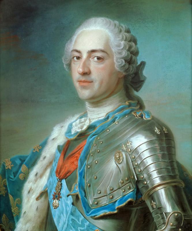 Maurice-Quentin de La Tour (1704-1788) -- Louis XV, King of France