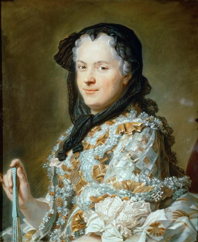 Maurice-Quentin de La Tour (1704-1788) -- Queen Marie Leczinska