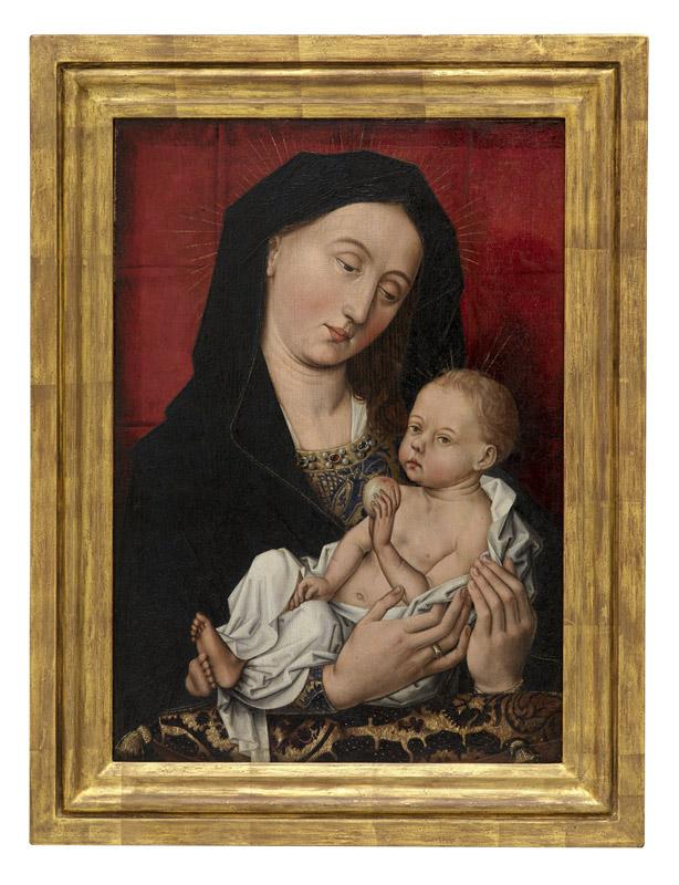 Meester van Flemalle (kopie naar) - Virgin and Child