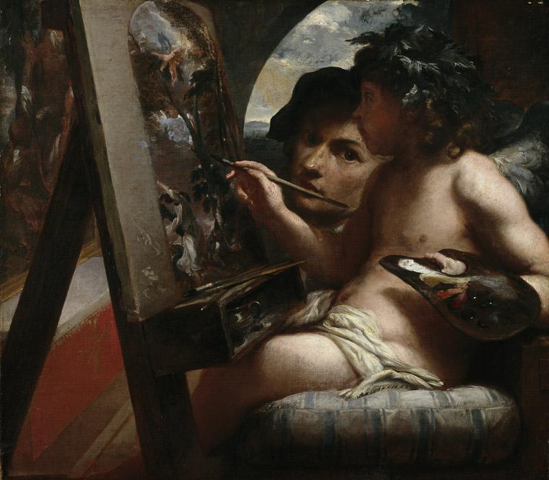 Mehus, Livio-El genio de la pintura-70 cm x 80 cm