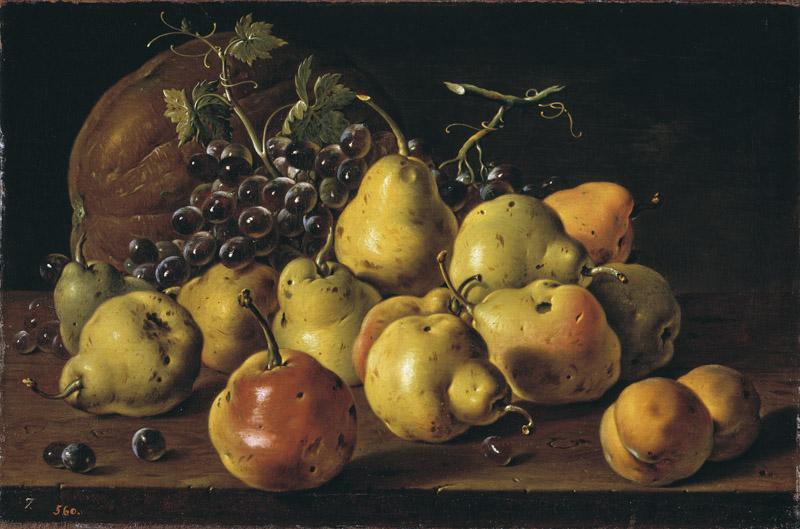 Melendez, Luis Egidio-Bodegon con bandeja de uvas-42 cm x 62 cm2