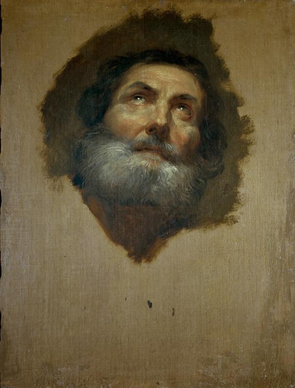 Mengs, Anton Rafael-Cabeza de apostol-63 cm x 50 cm