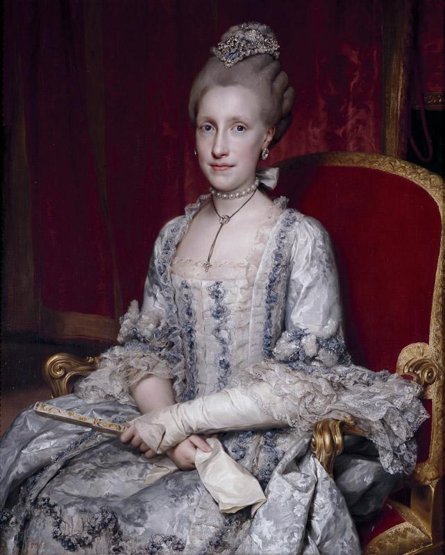 Mengs, Anton Rafael-Maria Luisa de Borbon, gran duquesa de Toscana-98 cm x 78 cm