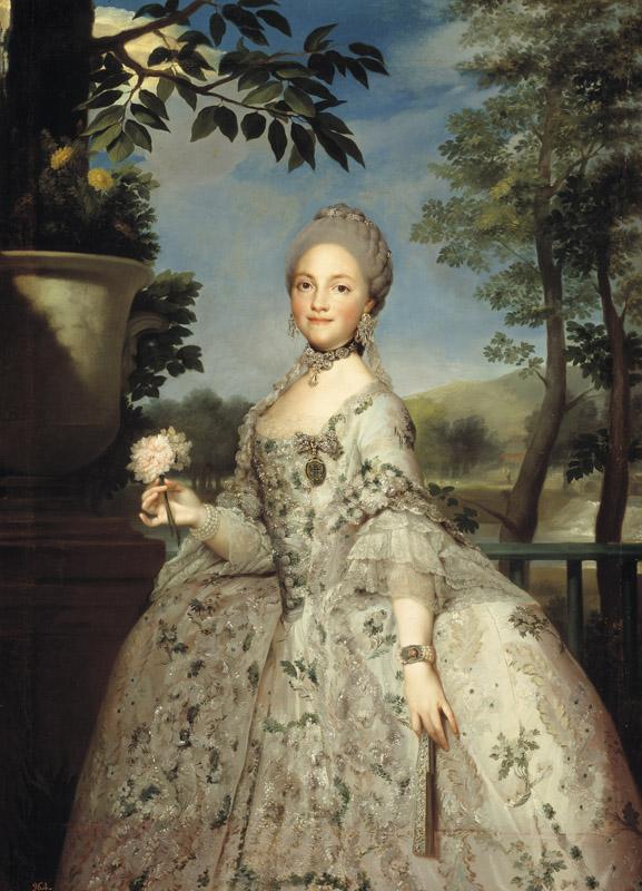 Mengs, Anton Rafael-Maria Luisa de Parma, princesa de Asturias-152,1 cm x 110,5 cm