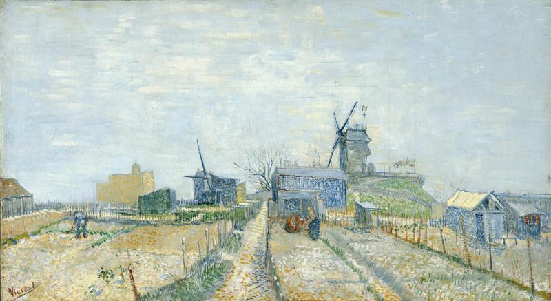 Montmartre windmills and allotments (March 1887 - April 1887)