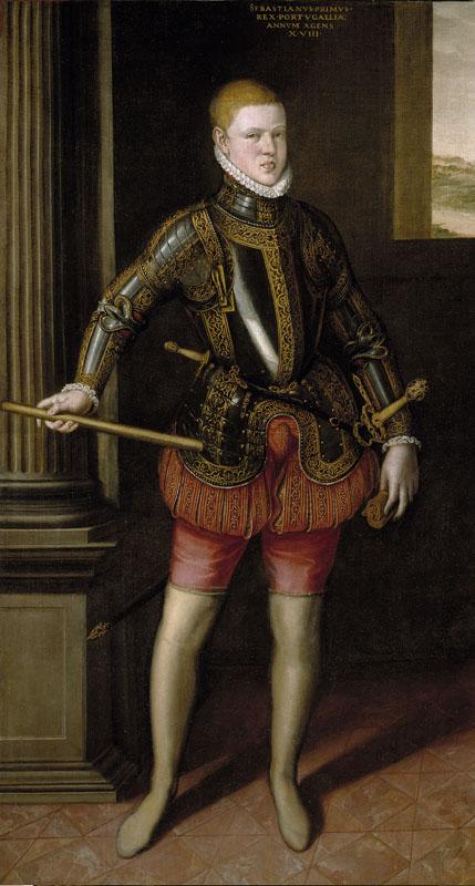 Morales, Cristobal de-El rey don Sebastian de Portugal-183 cm x 100 cm