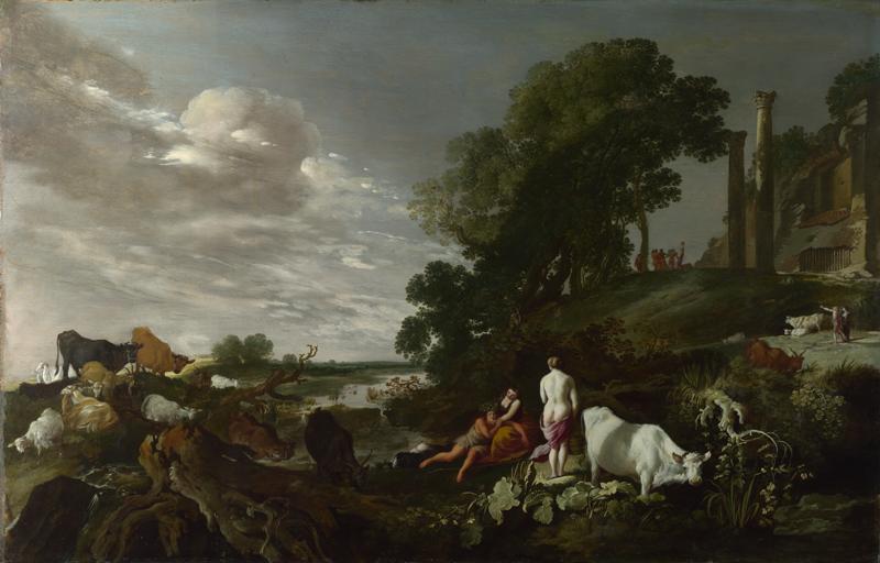 Moses van Uyttenbroeck - Landscape with Mythological Figures
