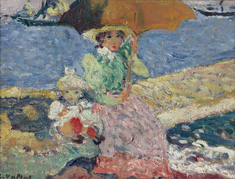 Mother and Child on the Beach, 1899
