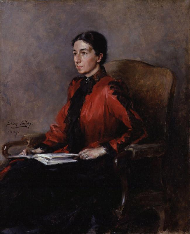 Mrs Humphry Ward (Mary Augusta Ward (nee Arnold)) by Julian Russell Story