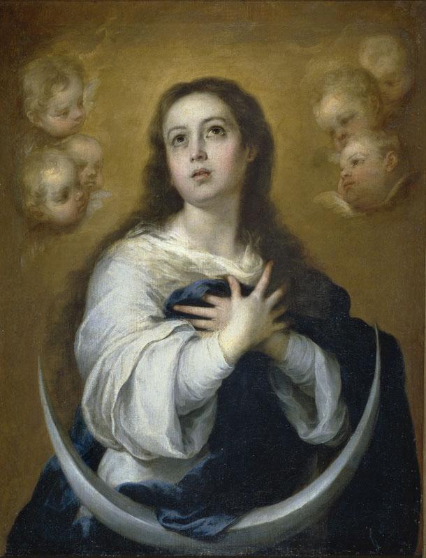 Murillo, Bartolome Esteban-La Inmaculada Concepcion-91 cm x 70 cm