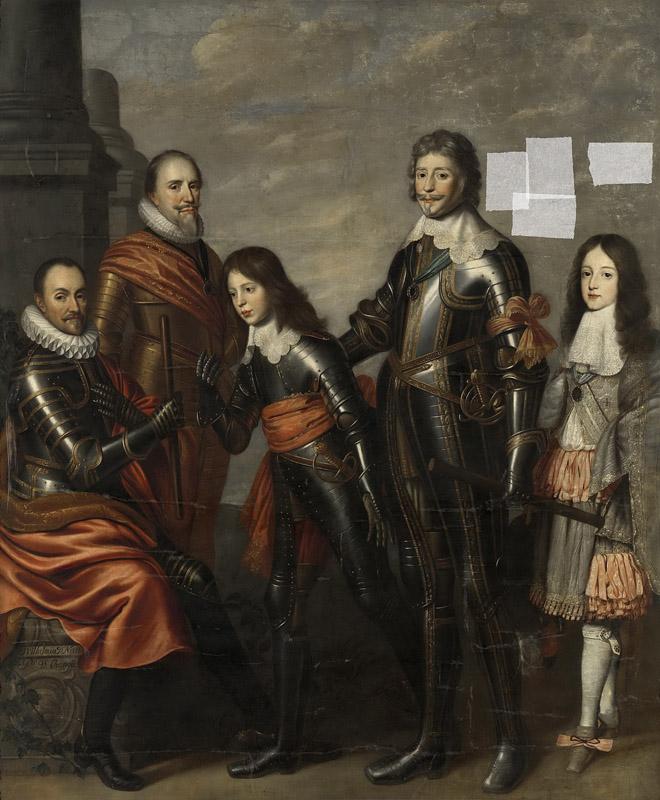 Nason, Pieter -- Vier generaties van de prinsen van Oranje, Willem I, Maurits en Frederik Hendrik, Willem II en Willem III, 1660-1662